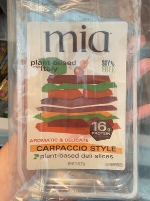 Carpaccio Style Plant-Based Deli Slices, Carpaccio Style