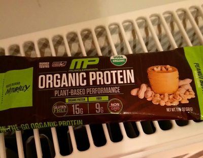 Peanut Butter Organic Protein Bar, Peanut Butter