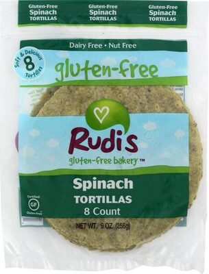 Gluten-Free Spinach Tortillas, Spinach