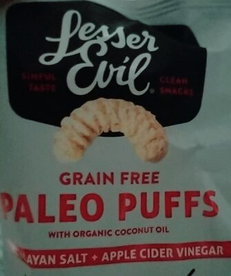 Himalayan Salt + Apple Cider Vinegar Grain Free Paleo Puffs, Himalayan Salt + Apple Cider Vinegar