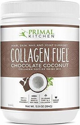 Collagen Fuel 11 G/Serving Peptide Hair, Skin And Nail Support Drink Mix, Chocolate Coconut, Chocolate Coconut