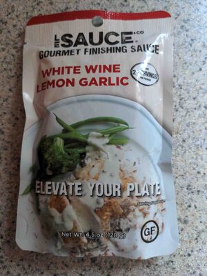 White Wine Lemon Garlic Gourmet Finishing Sauce, White Wine Lemon Garlic