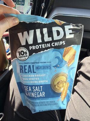 Sea Salt & Vinegar Protein Chips, Sea Salt & Vinegar
