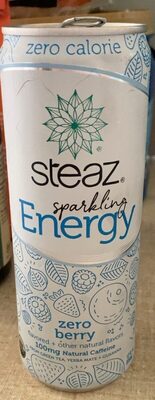 Zero Calorie Berry 100Mg Natural Caffeine From Green Tea, Yerba Mate + Guarana Energy Drink, Berry