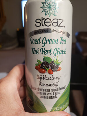 Zero Calorie Goji Blackberry Iced Green Tea, Goji Blackberry