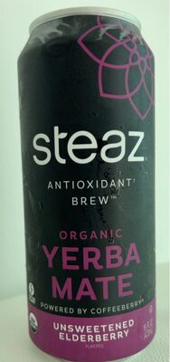 Organic Unsweetened Elderberry Flavored Yerba Mate, Elderberry