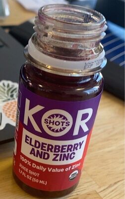 Elderberry And Zinc Juice Shot