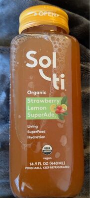 Strawberry Lemon Organic Superade, Strawberry Lemon
