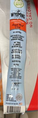 Cowboy Hickory Smoked Angus Beef Stick, Cowboy Hickory Smoked