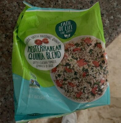 Mediterranean Quinoa Blend With Cherry Tomato, Spinach & Basil, Mediterranean Quinoa Blend