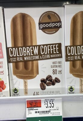 Frozen Pops, Coldbrew Coffee