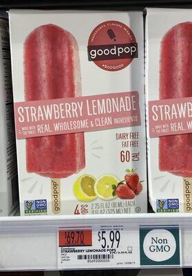 Strawberry Lemonade Pops, Strawberry Lemonade