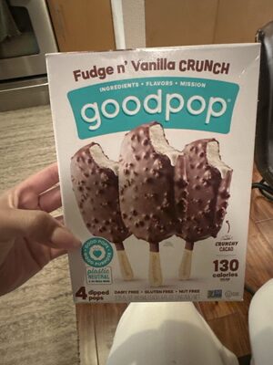 Fudge N' Vanilla Crunch Dipped Pops, Fudge N' Vanilla Crunch