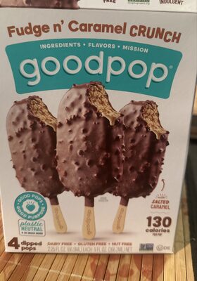 Fudge N' Caramel Crunch Dipped Pops, Fudge N' Caramel Crunch