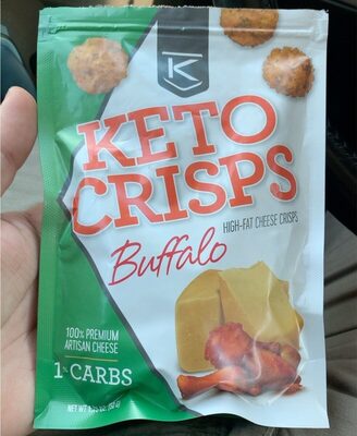 Buffalo Keto High-Fat Cheese Crisps, Buffalo
