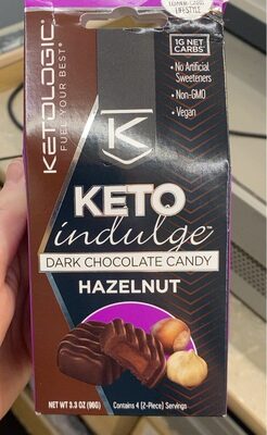 Hazelnut Dark Chocolate Candy, Hazelnut