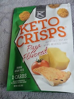 Pizza High-Fat Cheese Keto Crisps, Pizza