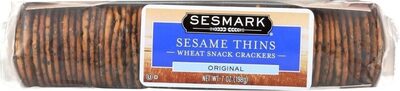 Original Sesame Thins Wheat Snack Crackers, Original