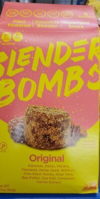 Original Almonds, Dates, Pecans, Flaxseed, Hemp Seed, Walnuts, Chia Seed, Honey, Aloe Vera, Bee Pollen, Sea Salt, Cinnamon, Vanilla Extract, Original