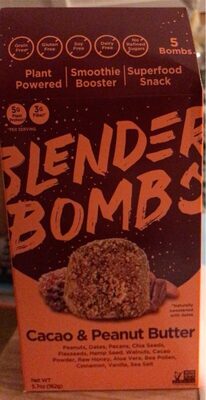 Cacao & Peanut Butter Bombs, Cacao & Peanut Butter