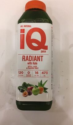 Radiant With Kale Apple, Aloe & Passion Fruit, Apple, Aloe & Passion Fruit