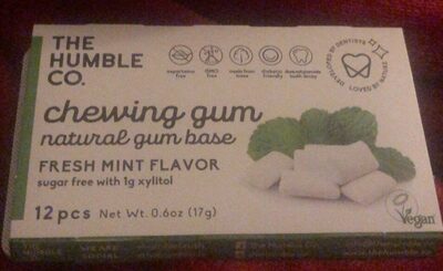 Fresh Mint Flavor Chewing Gum, Fresh Mint