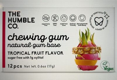 Tropical Fruit Flavor Chewing Gum, Tropical Fruit