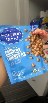 Sea Salt Organic Crunchy Chickpeas, Sea Salt