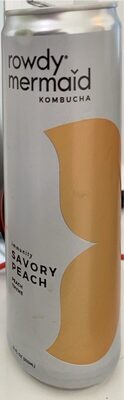 Savory Peach Kombucha, Savory Peach
