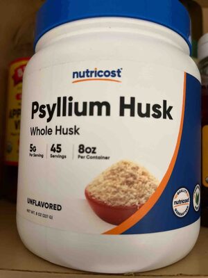 Whole Psyllium Husk Powder, Unflavored, Unflavored