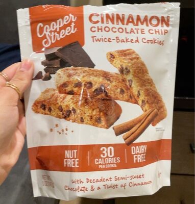 Cinnamon Chocolate Chip Twice-Baked Cookies, Cinnamon Chocolate Chip