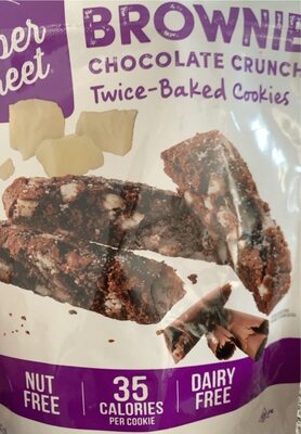 Brownie Chocolate Crunch Twice-Baked Cookies, Brownie Chocolate Crunch