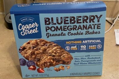 Blueberry Pomegranate Granola Cookie Bakes, Blueberry; Pomegranate