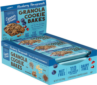 Blueberry Pomegranate Granola Cookie Bake, Blueberry; Pomegranate
