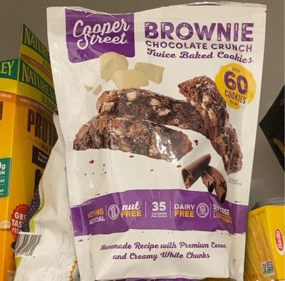Brownie Chocolate Crunch Twice Baked Cookies, Brownie Chocolate Crunch