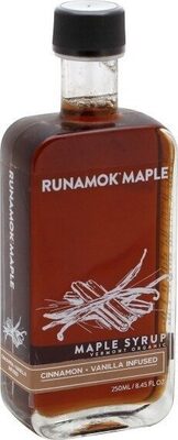 Cinnamon + Vanilla Infused Vermont Organic Maple Syrup, Cinnamon + Vanilla Infused