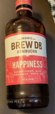 Happiness Organic Tasty & Fizzy Probiotic Tea Kombucha, Happiness