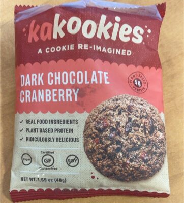 Dark Chocolate Cranberry Cookie, Dark Chocolate Cranberry