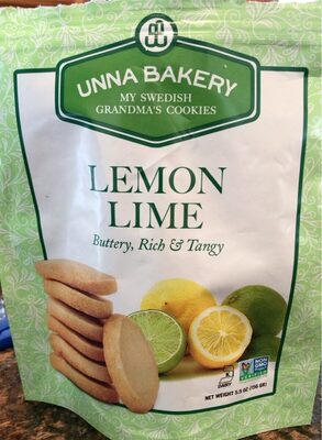 Lemon Lime Traditional Swedish Butter Cookies, Lemon Lime