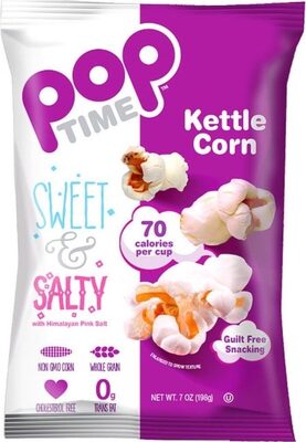 Sweet & Salty With Himalayan Pink Salt Kettle Corn, Sweet & Salty