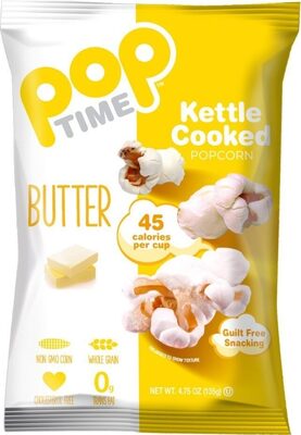 Butter Flavored With Himalayan Pink Salt Kettle Cooked Popcorn, Butter