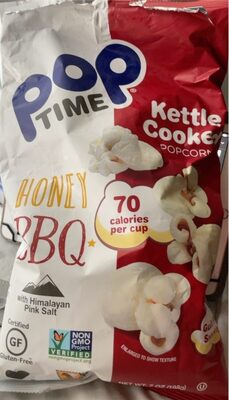 Honey BBQ With Himalayan Pink Salt Kettle Cooked Popcorn, Honey BBQ