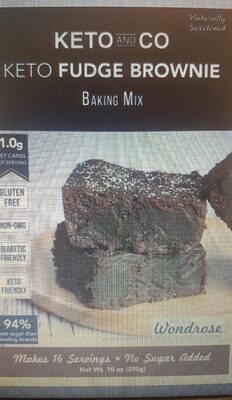 Fudge Brownies Keto Baking Mix, Fudge Brownies