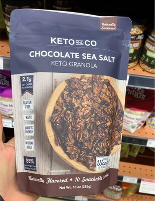 Chocolate Sea Salt Keto Granola, Chocolate Sea Salt