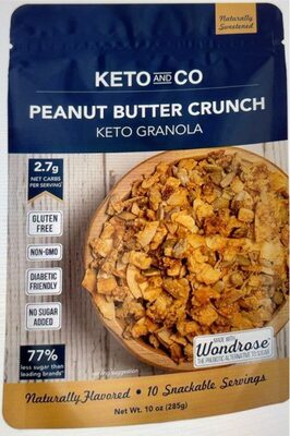 Peanut Butter Crunch Keto Granola, Peanut Butter Crunch