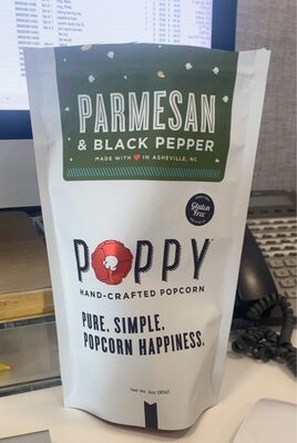 Parmesan & Black Pepper Hand-Crafted Popcorn, Parmesan & Black Pepper