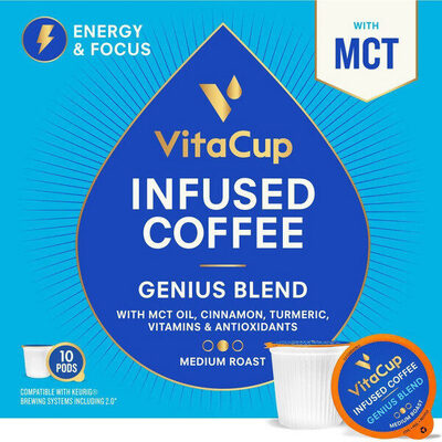 Medium Roast Genius Coffee Pods, Genius
