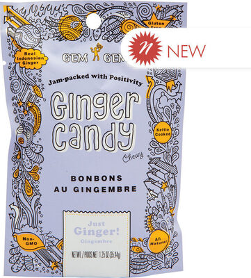 Just Ginger! Chewy Ginger Candy, Just Ginger!