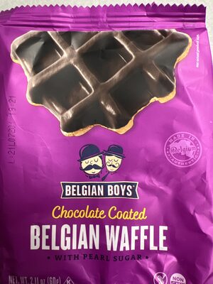 Chocolate Coated Belgian Waffle, Chocolate