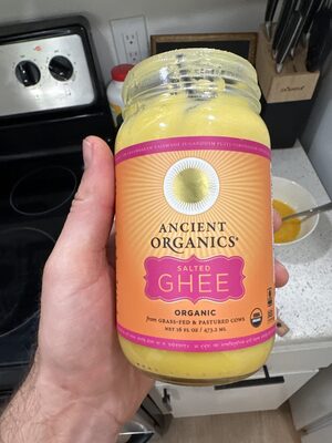 Salted Organic Ghee, Salted